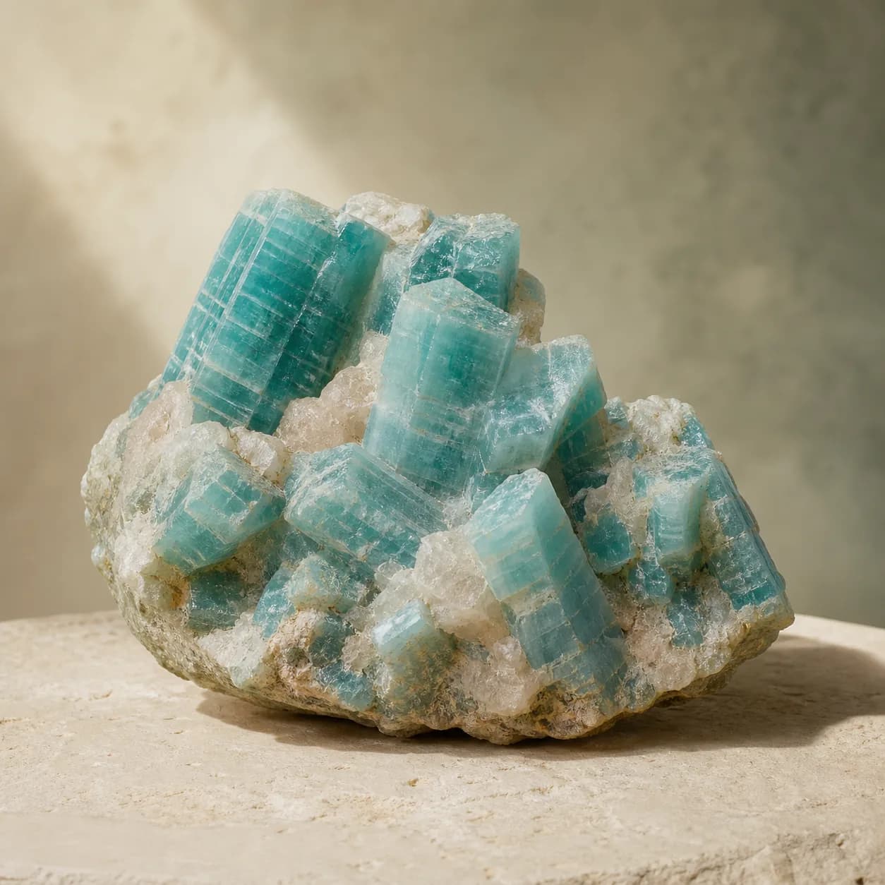Natural Amazonite crystal