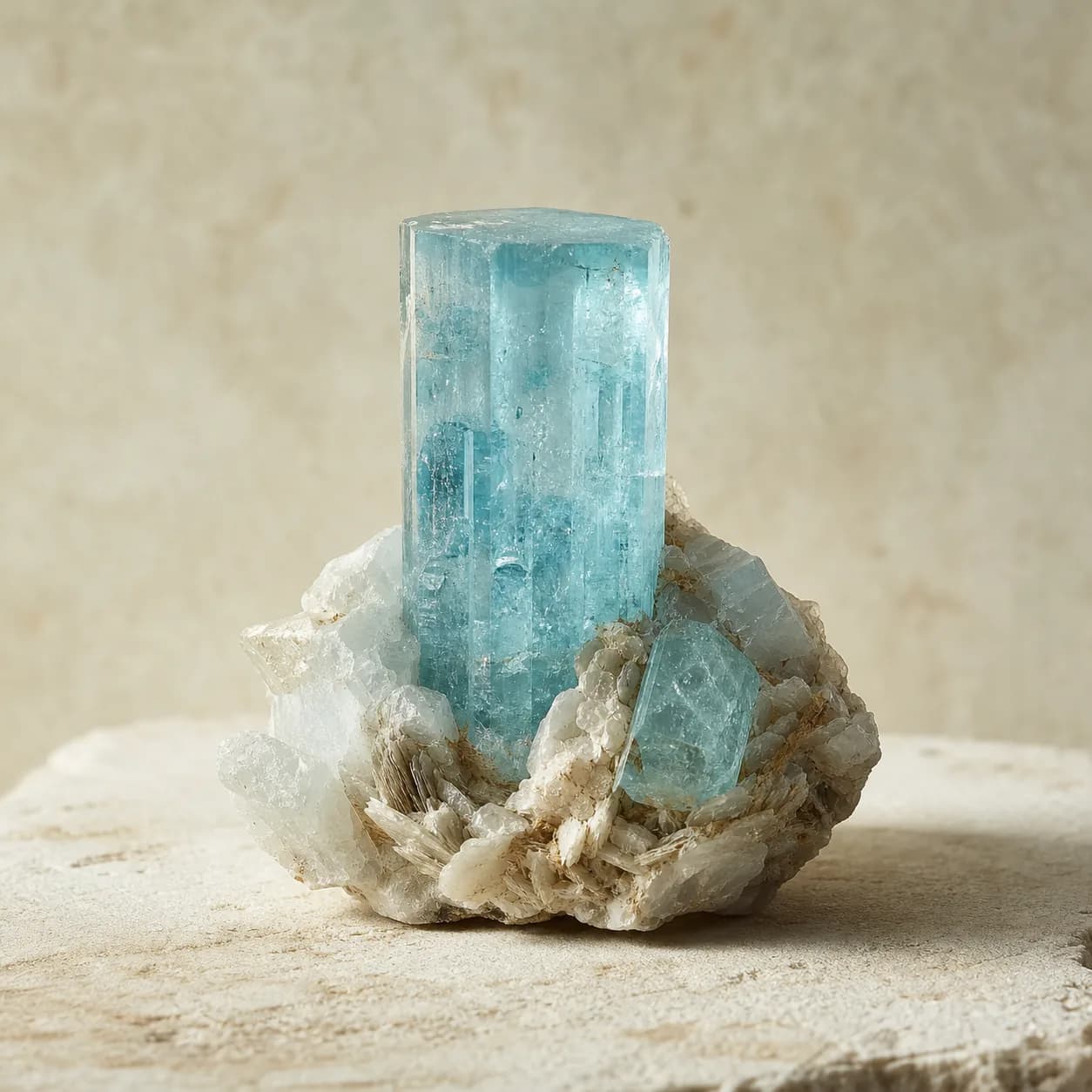 Natural Aquamarine crystal