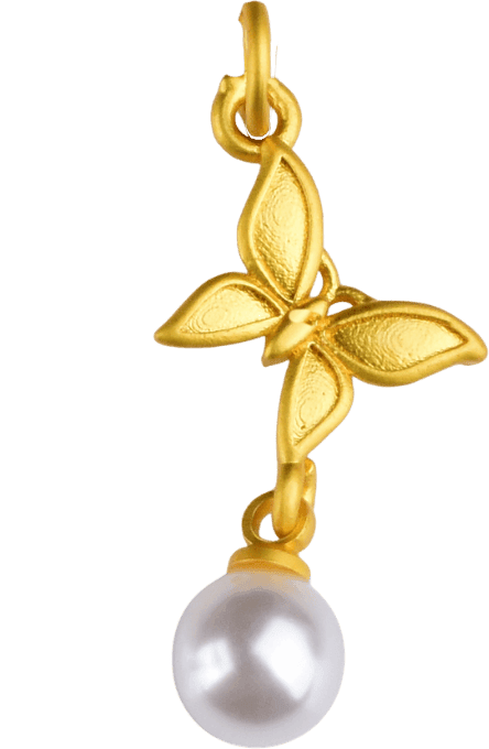 Bead Butterfly Charm crystal bead