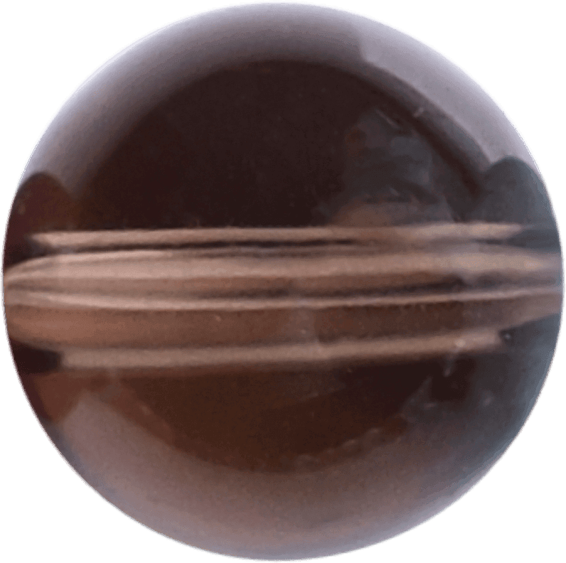 Clear Smoky Quartz Round Bead crystal bead