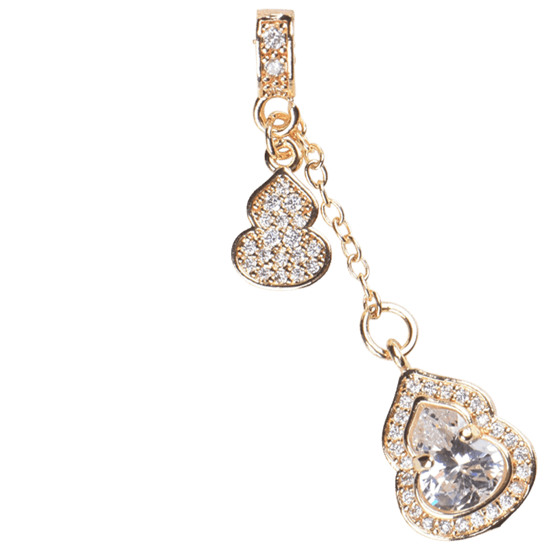Double Gourd Charm crystal bead