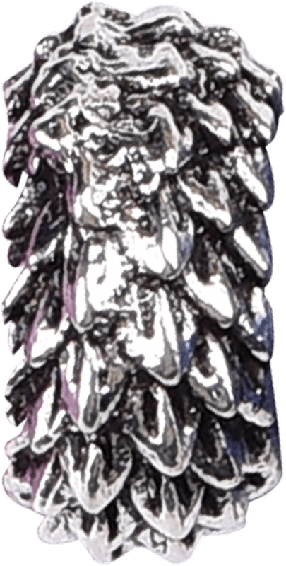 Dragon Scale Spacer Bead crystal bead