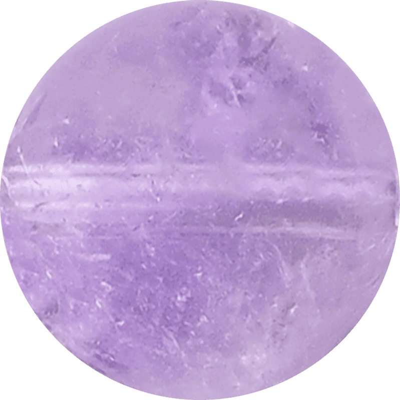 Lavender Amethyst Round Bead crystal bead