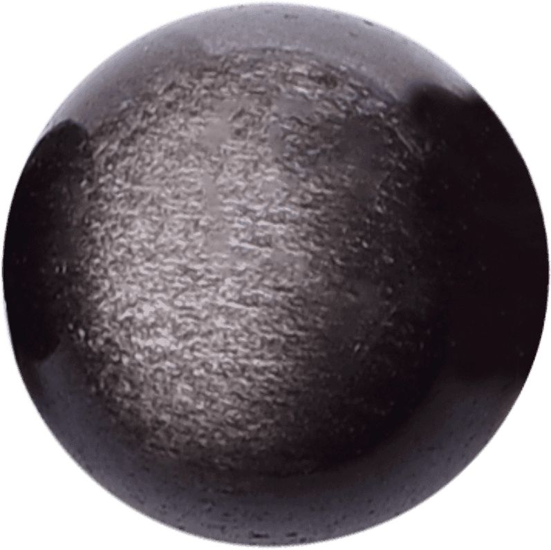 Silver Obsidian Round Bead crystal bead