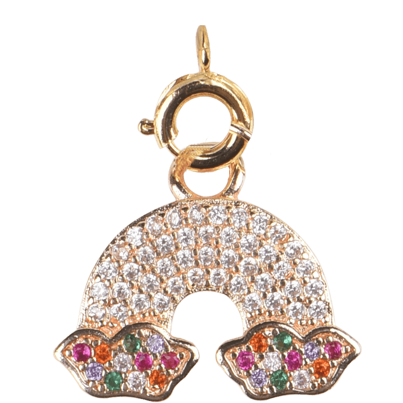 Zirconia Rainbow Charm crystal bead